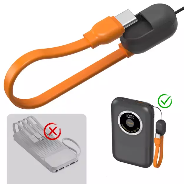 Powerbank Dudao K21 Mini 10000mAh 22.5W USB-A / USB-C - gray 1