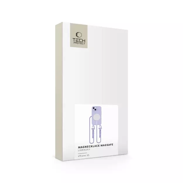 Tech-Protect MagNecklace MagSafe iPhone 15 Case - Lavender 4
