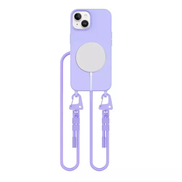 Tech-Protect MagNecklace MagSafe iPhone 15 Case - Lavender