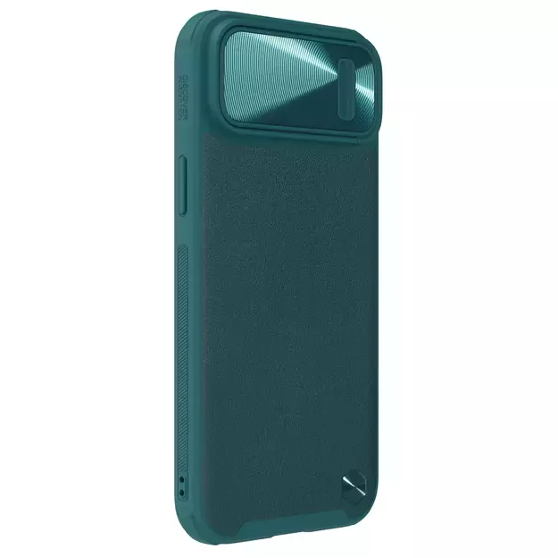Nillkin CamShield Leather S Case iPhone 14 Plus case cover with camera cover green 2