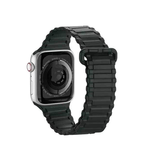 Dux Ducis Strap (Armor Version) strap Apple Watch Ultra, SE, 9, 8, 7, 6, 5, 4, 3, 2, 1 (49, 45, 44, 42 mm) silicone magnetic strap bracelet green 1