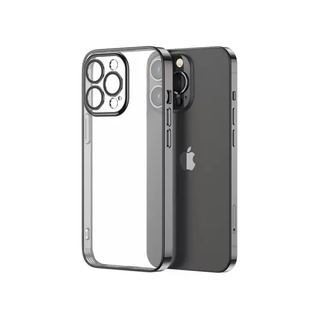 Joyroom 14Q Case for iPhone 14 cover with metallic frame black (JR-14Q1-black) 17