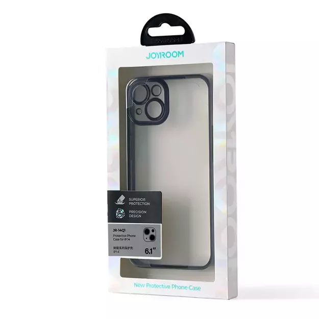 Joyroom 14Q Case for iPhone 14 cover with metallic frame black (JR-14Q1-black) 12