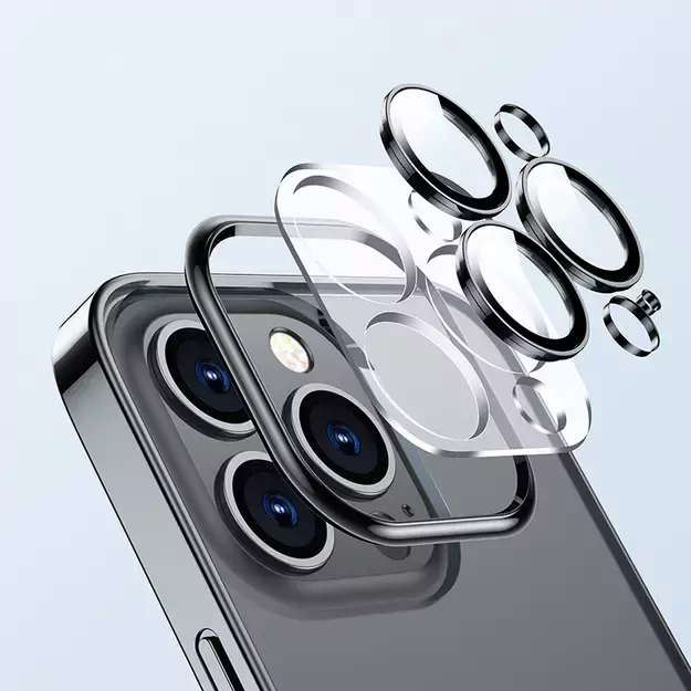 Joyroom 14Q Case for iPhone 14 cover with metallic frame black (JR-14Q1-black) 10