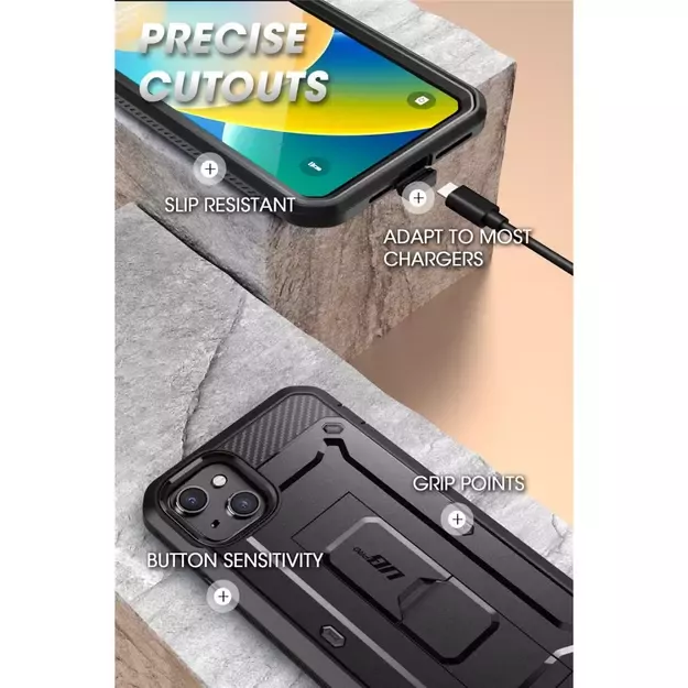 Supcase Unicorn Beetle Pro Case for iPhone 13 / iPhone 14 - Black 16