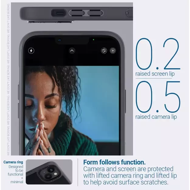 Caseology Skyfall iPhone 14 Plus Case - Matte Black 24