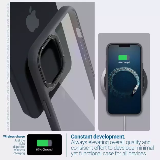 Caseology Skyfall iPhone 14 Plus Case - Matte Black 25