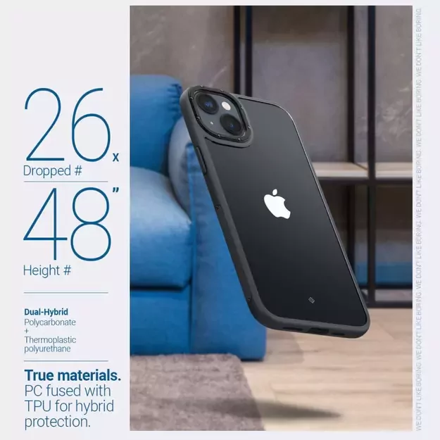 Caseology Skyfall iPhone 14 Plus Case - Matte Black 22