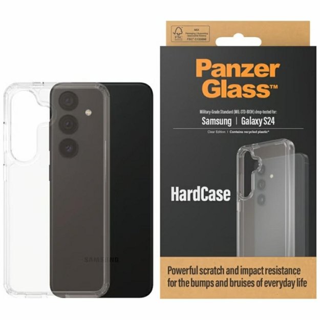 PanzerGlass HardCase Military grade for Samsung Galaxy S24 - transparent 2