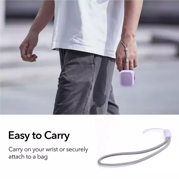 ESR Orbit Halolock MagSafe case for Apple AirPods 4 - purple 12