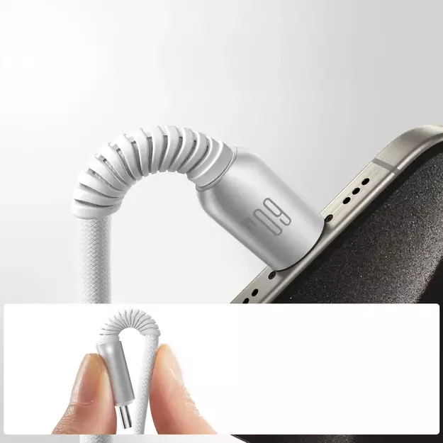 Joyroom S-A51 Cutting-Edge Series 60W USB-C - USB-C cable 1.2m - light gray 18