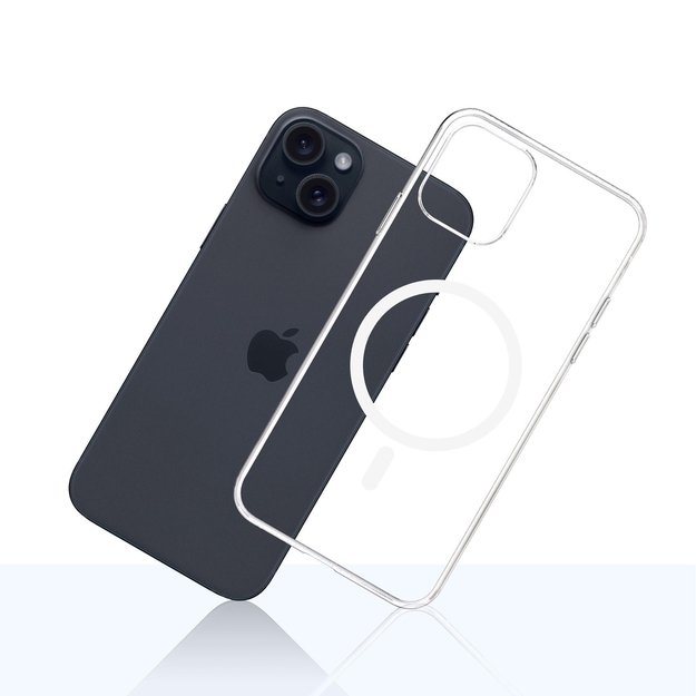 3mk Clear MagCase for Apple iPhone 15 - transparent 4