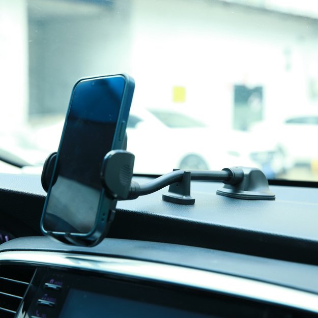Joyroom Car Phone Holder with Flexible Arm for Dashboard Window Black (JR-ZS259) 11