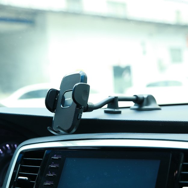 Joyroom Car Phone Holder with Flexible Arm for Dashboard Window Black (JR-ZS259) 10