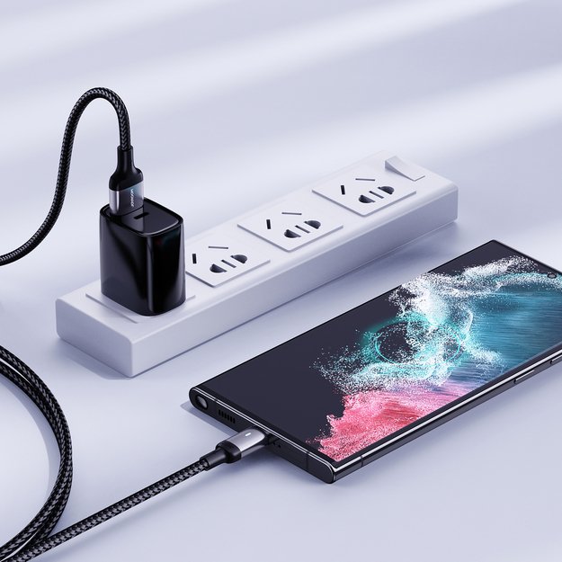Joyroom Extraordinary Series A10 USB-A / USB-C 3A Cable 1.2 m - Black 15