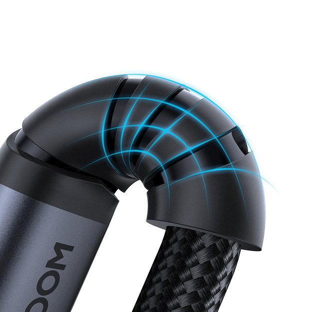 Joyroom Audio Transfer Series SY-A07 Mini Jack 3.5mm/USB-C Cable 1.2m - Black 5