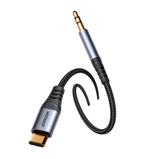 Joyroom Audio Transfer Series SY-A07 Mini Jack 3.5mm/USB-C Cable 1.2m - Black 2