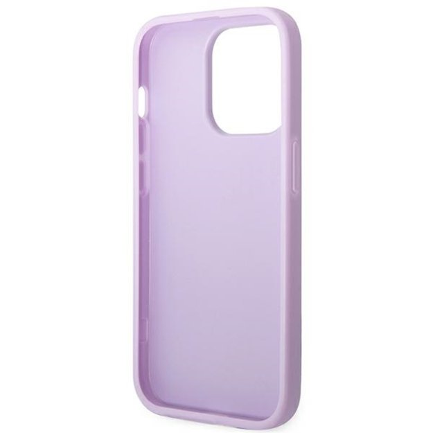Guess Saffiano Strap Case for iPhone 14 Pro Max 6.7&quot  - Purple 6