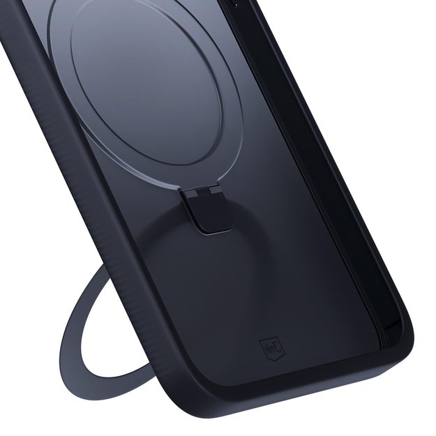 3mk Smoke Case Mag&amp Stand for Apple iPhone 12 pro max - black 2
