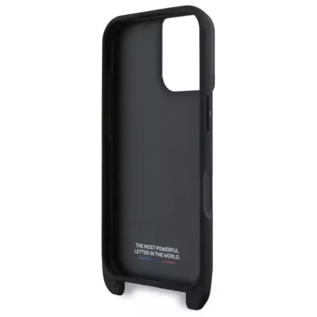 BMW M Edition Carbon Stripe &amp  Strap iPhone 16 Plus Case - Black 11