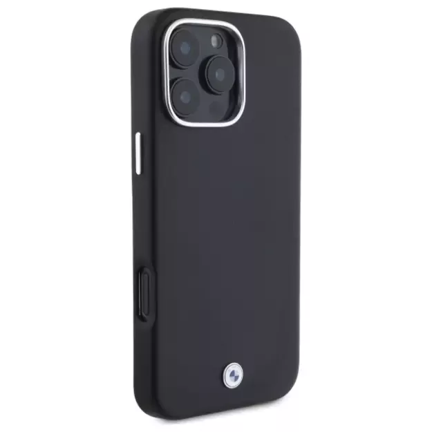 BMW Sign Full Wrapped Metal MagSafe iPhone 16 Pro Case - Black 10