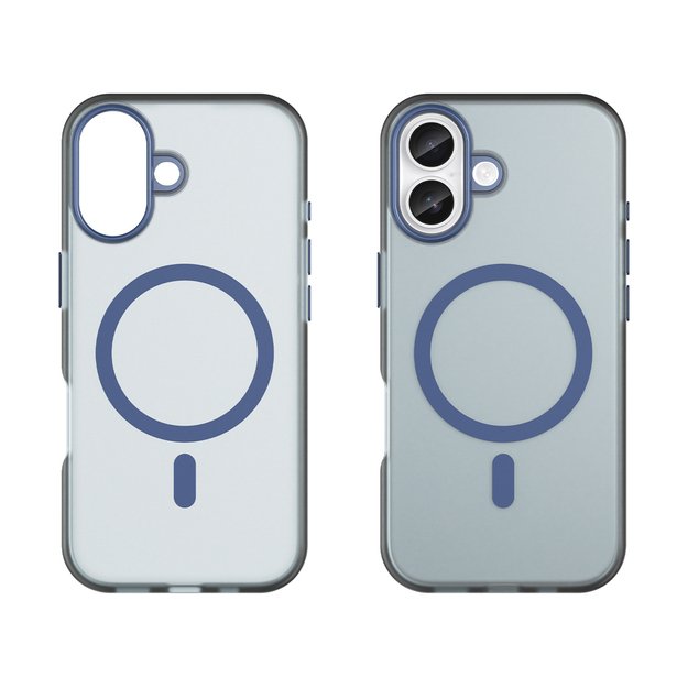 Magnetic Abrasive iPhone 17 Case Compatible with MagSafe - Matte Blue 5