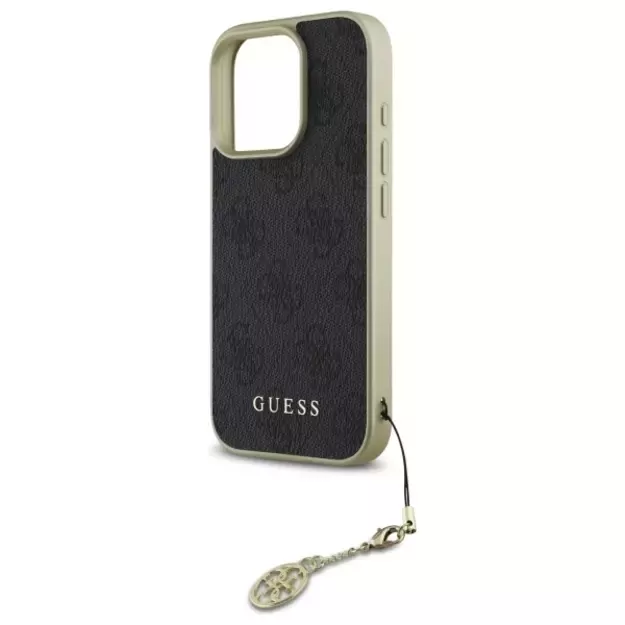 Guess 4G Charms Collection case for iPhone 16 Pro - black 12