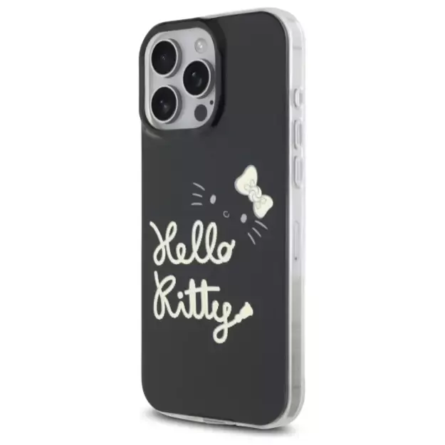 Hello Kitty IML Golden Diva MagSafe Case for iPhone 16 Pro Max - Black 8