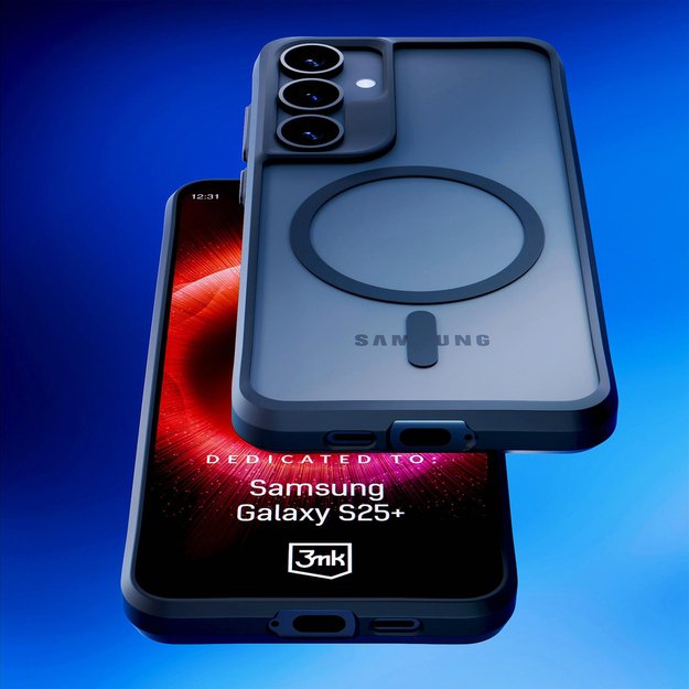 3mk Satin Armor MagCase for Samsung Galaxy S25+ - Transparent 1