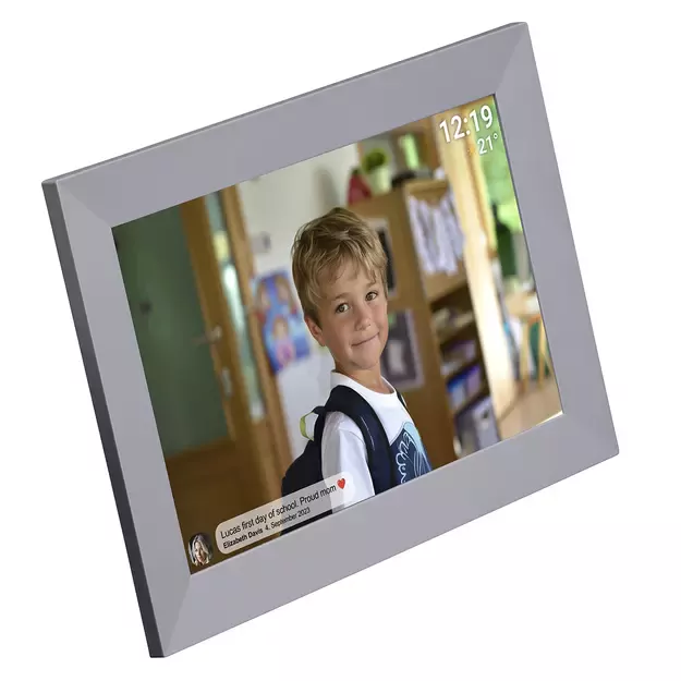 Denver Frameo PFF-1026GR 10.1&quot  Digital Frame - Gray 2