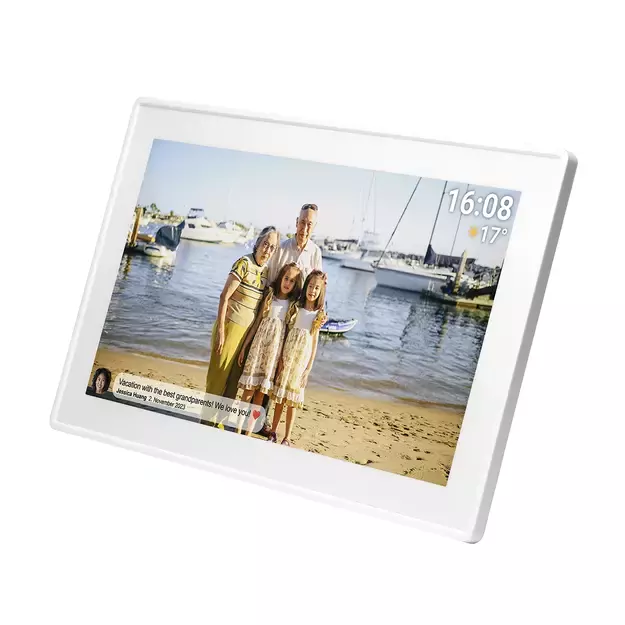 Denver Frameo PFF-1515W 15.6&quot  Digital Frame - White 6