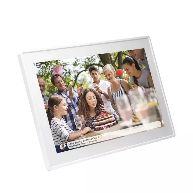 Denver Frameo PFF-1515W 15.6&quot  Digital Frame - White 5