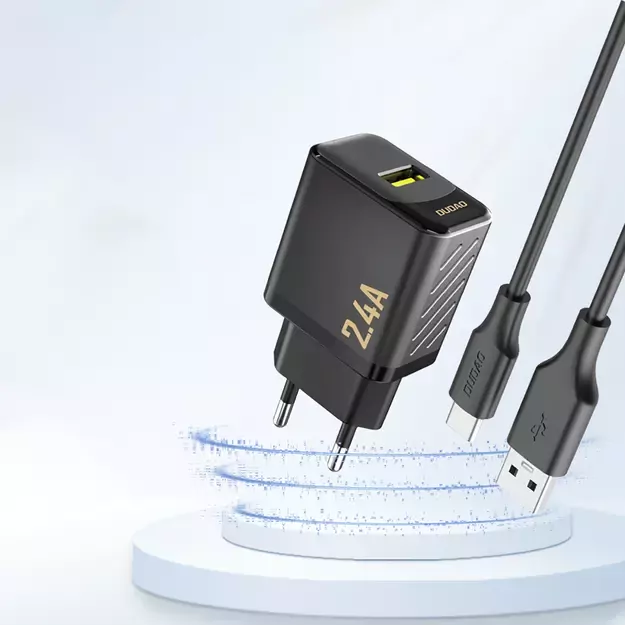 Dudao A23 2.4A USB-A Charger - Black 1