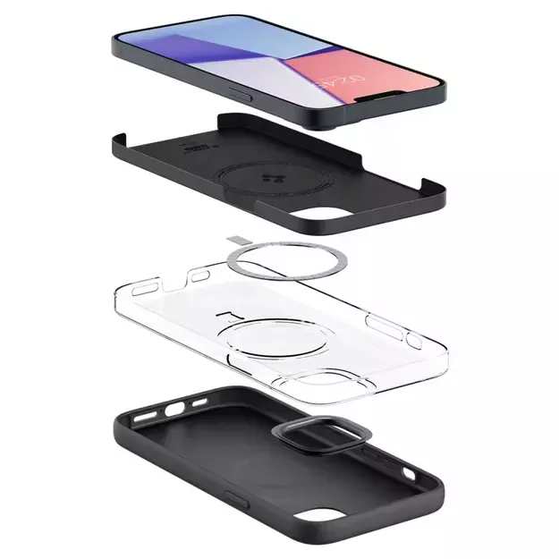 Spigen Silicone Fit Mag Case with MagSafe for iPhone 14 Plus - Black 12