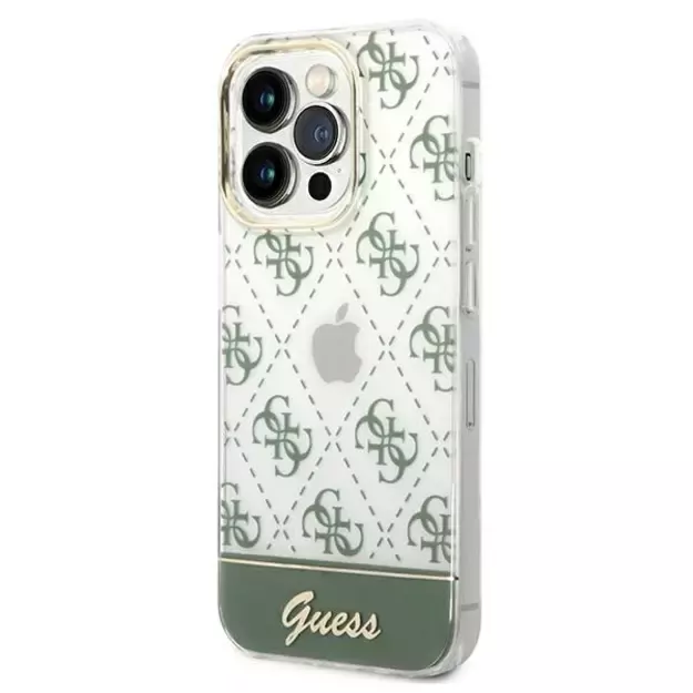 Guess GUHCP14XHG4MHA iPhone 14 Pro Max 6,7  khaki hardcase 4G Pattern Script 8