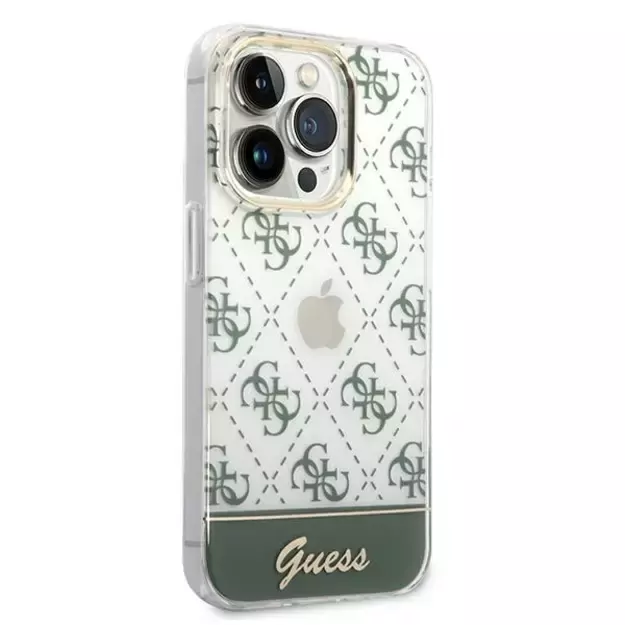 Guess GUHCP14XHG4MHA iPhone 14 Pro Max 6,7  khaki hardcase 4G Pattern Script 10