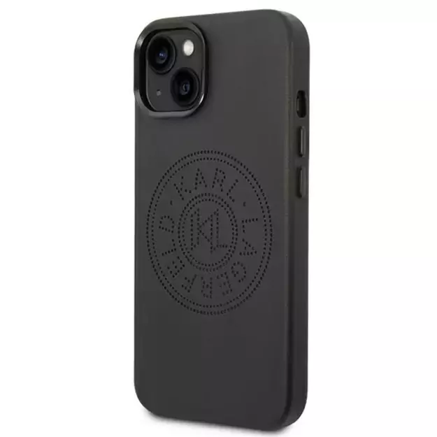 Karl Lagerfeld KLHCP14MFWHK iPhone 14 Plus 6,7  hardcase czarny/black Leather Perforated Logo 8