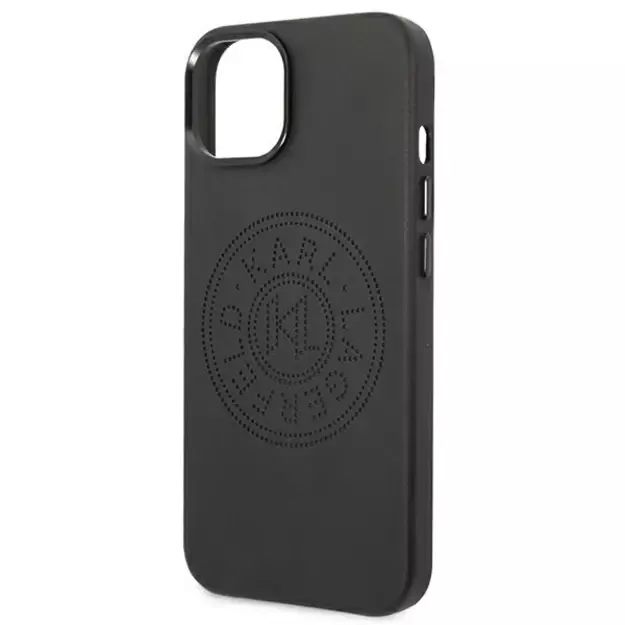 Karl Lagerfeld KLHCP14MFWHK iPhone 14 Plus 6,7  hardcase czarny/black Leather Perforated Logo 12