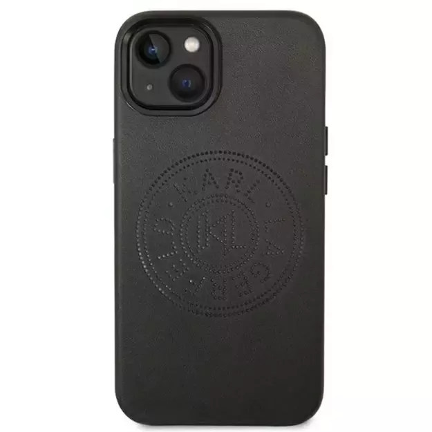 Karl Lagerfeld KLHCP14MFWHK iPhone 14 Plus 6,7  hardcase czarny/black Leather Perforated Logo 9