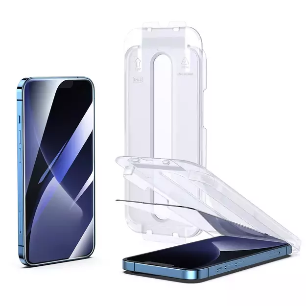 Joyroom Easy Fit Full Screen tempered glass with mounting rack for iPhone 14 Plus (6.7  ) (JR-DH11)