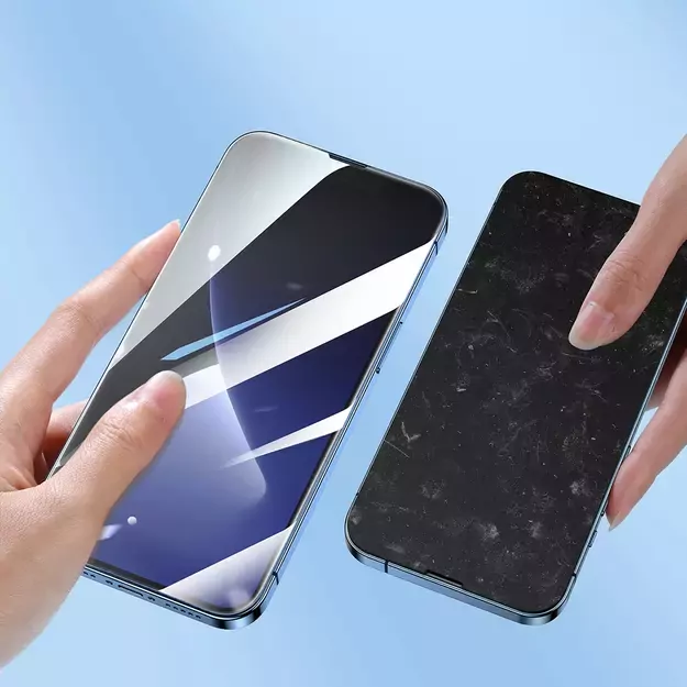 Joyroom Easy Fit Full Screen tempered glass with mounting rack for iPhone 14 Plus (6.7  ) (JR-DH11) 3