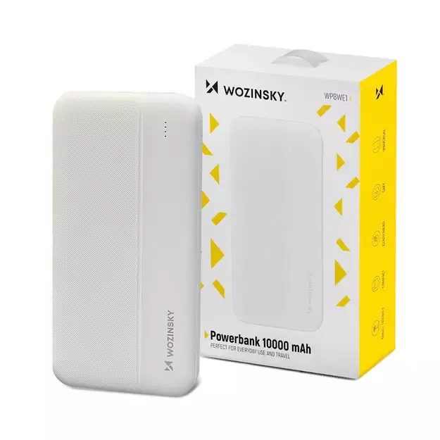 Wozinsky powerbank Li-Po 10000mAh 2 x USB white (WPBWE1) 5