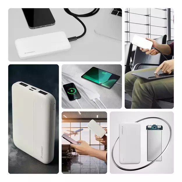 Wozinsky powerbank Li-Po 10000mAh 2 x USB white (WPBWE1) 1