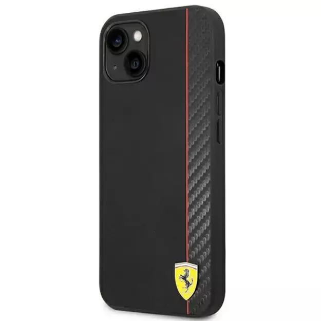 Ferrari FEHCP14MAXBK iPhone 14 Plus 6.7&quot  black/black hardcase Carbon 1