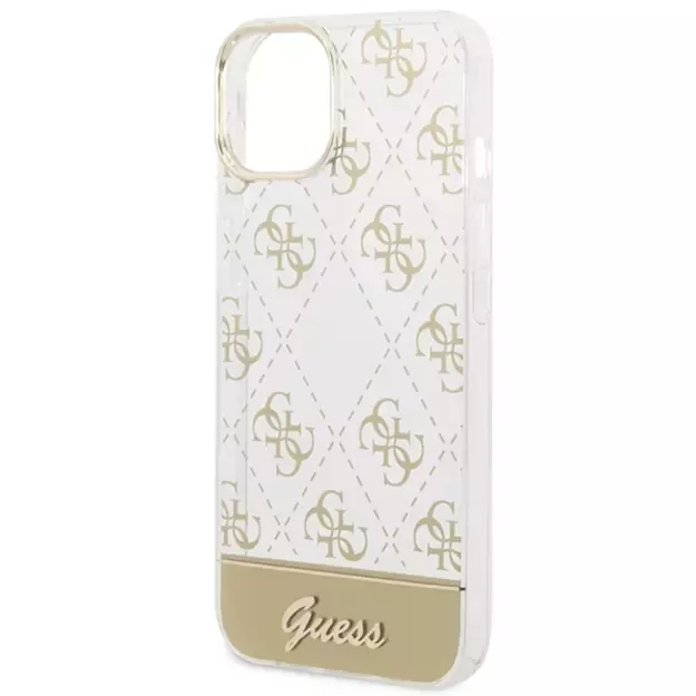 Guess GUHCP14MHG4MHG iPhone 14 Plus 6.7 &quot gold / gold hardcase 4G Pattern Script 5