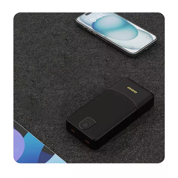 Powerbank Dudao K10Pro 2.4A 20000mAh 2 x USB-A - black 4