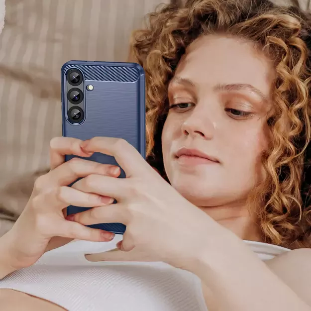 Carbon Case for Samsung Galaxy S25+ - Blue 10