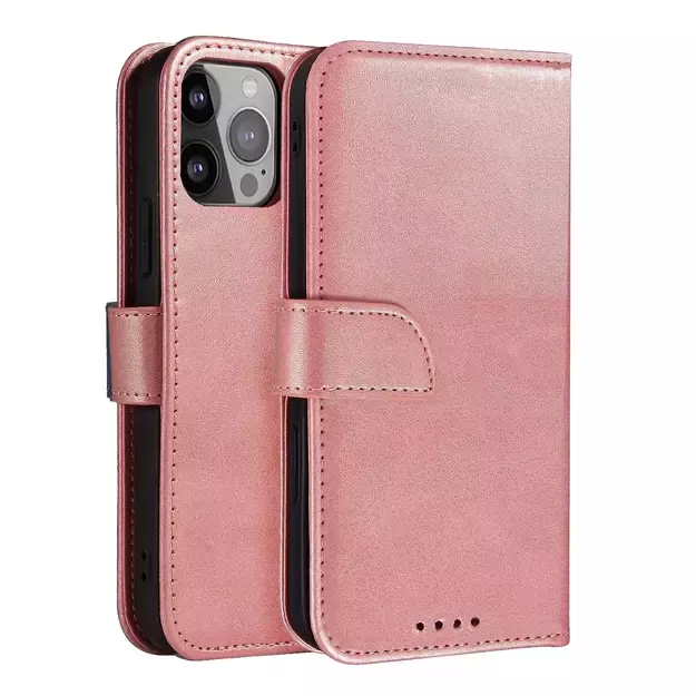 Magnet Case with Flip for Samsung Galaxy S25 Ultra - Pink