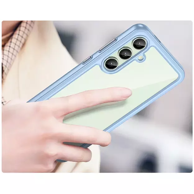 Outer Space Case with Gel Frame for Samsung Galaxy S24 FE - Blue 11