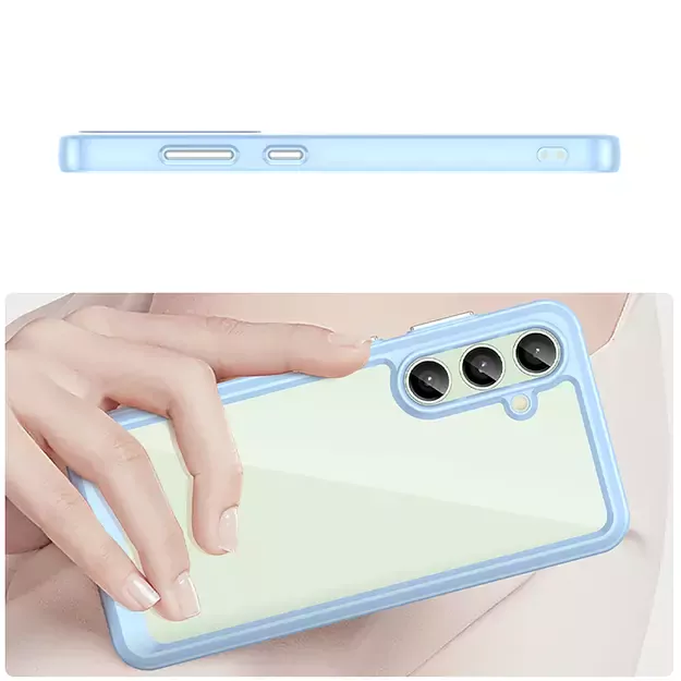 Outer Space Case with Gel Frame for Samsung Galaxy S24 FE - Blue 9